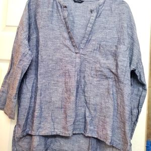 Nautica linen blouse